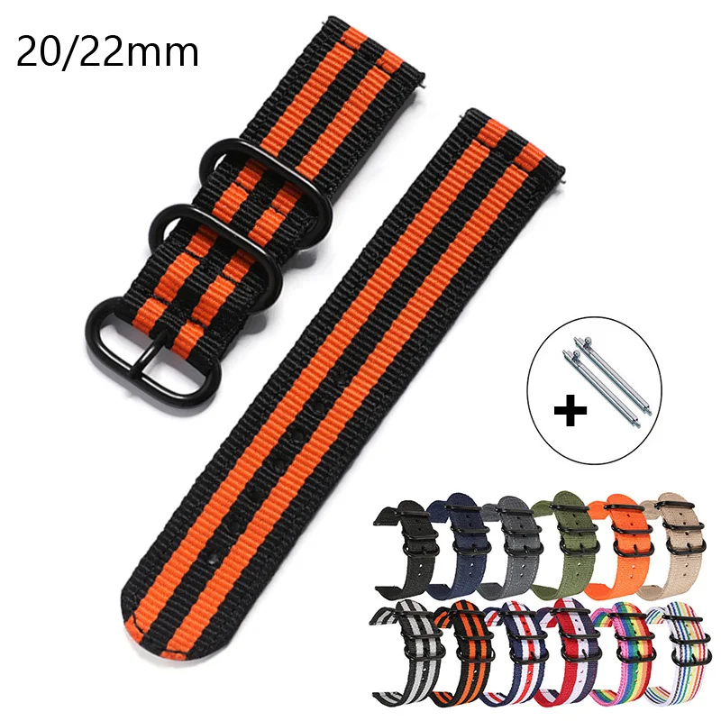 Smartwatch Army Watches For Men - Correa de nailon Universal para reloj