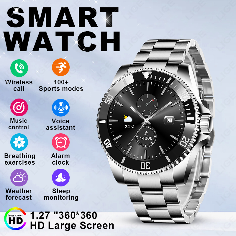 Smartwatch Health Watches - Reloj Inteligente LIGE 2026 con Pantalla