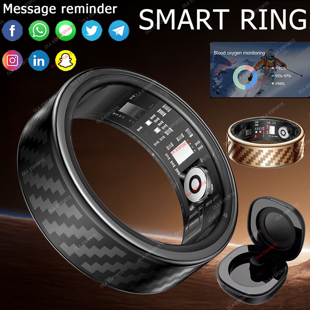 Smartwatch Health Watches - Nuevo Anillo Inteligente con Notificaciones de