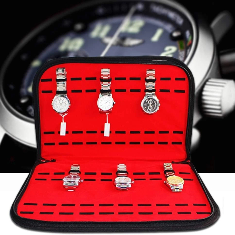 Leather Watch Strap - Bolsa de almacenamiento para relojes con