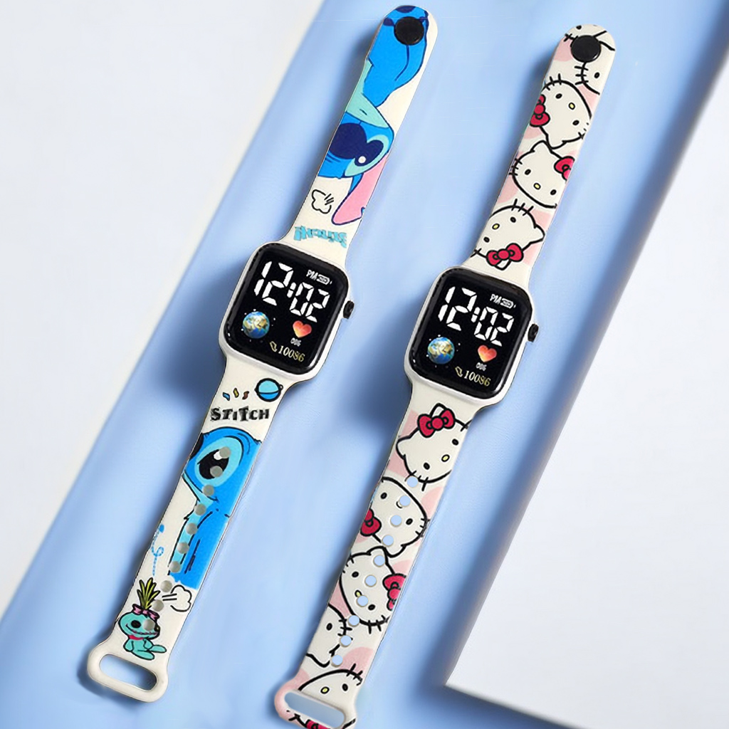 Smartwatch Watches For Girls - Stitch-Reloj Inteligente Para Niños y niñas,