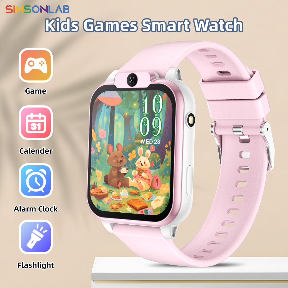 Smartwatch Watches For Kids - Reloj Inteligente para Niños, Compañero de