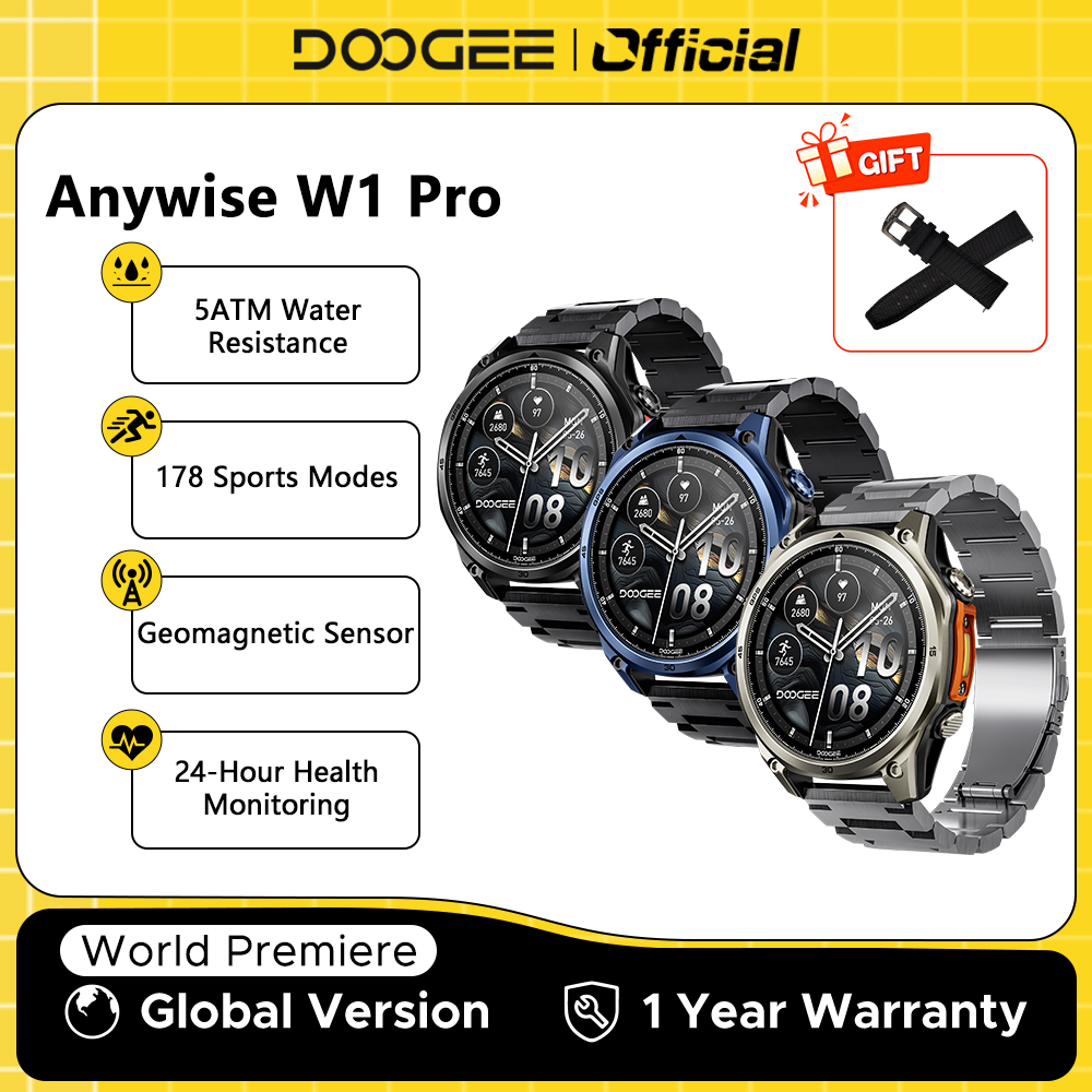 DOOGEE ANYWISE W1 PRO Smartwat - Smartwatch Health Watches reseña y precio