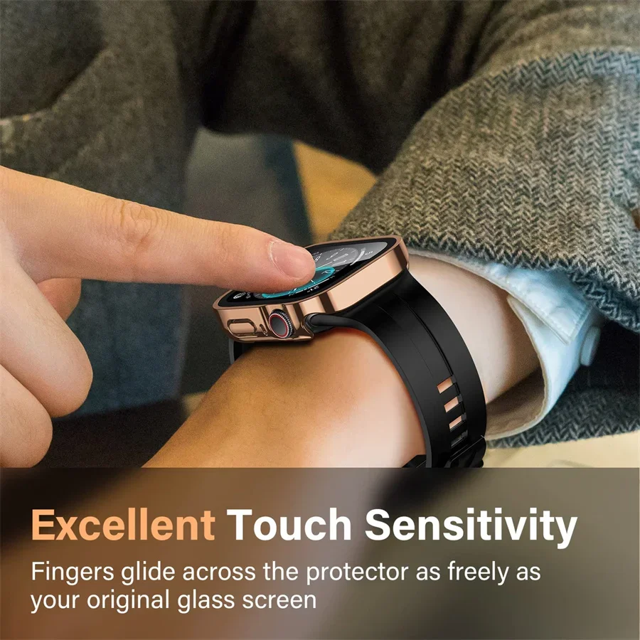 Vidrio + funda para Apple Watc - Smartwatch Watches For Girls reseña y precio