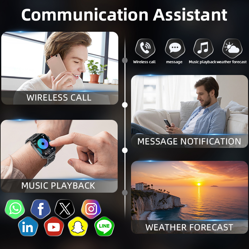 Reloj Inteligente LIGE para Ho - Smartwatch Health Watches reseña y precio