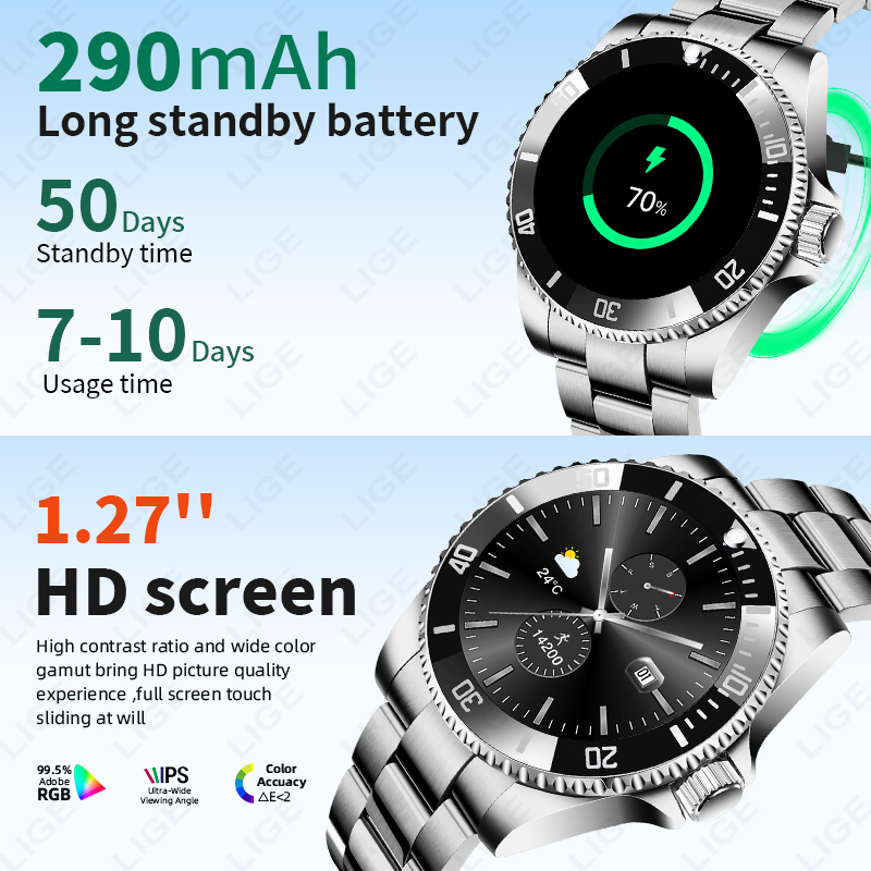 Reloj Inteligente LIGE 2026 co - Smartwatch Health Watches reseña y precio