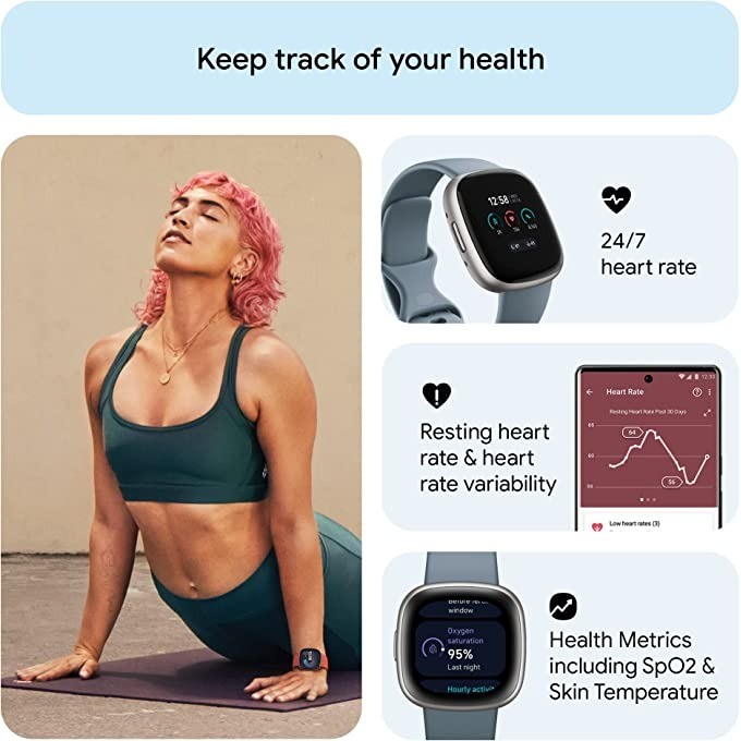 Reloj inteligente Fitbit Versa - Smartwatch Watches Digital reseña y precio