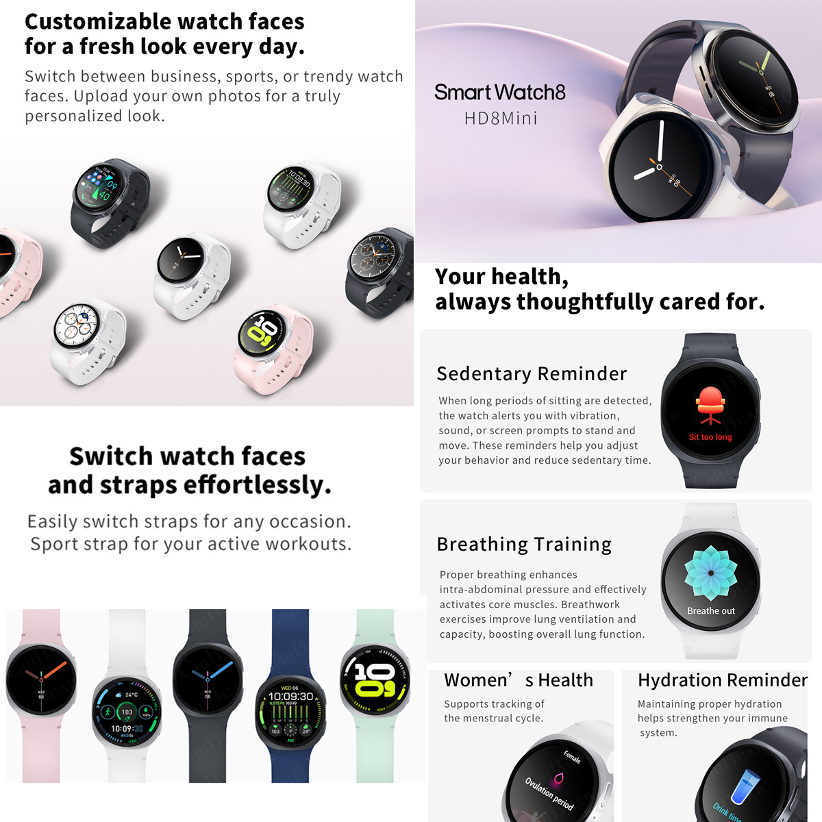 Reloj Inteligente 2026 con GPS - Smartwatch Health Watches reseña y precio