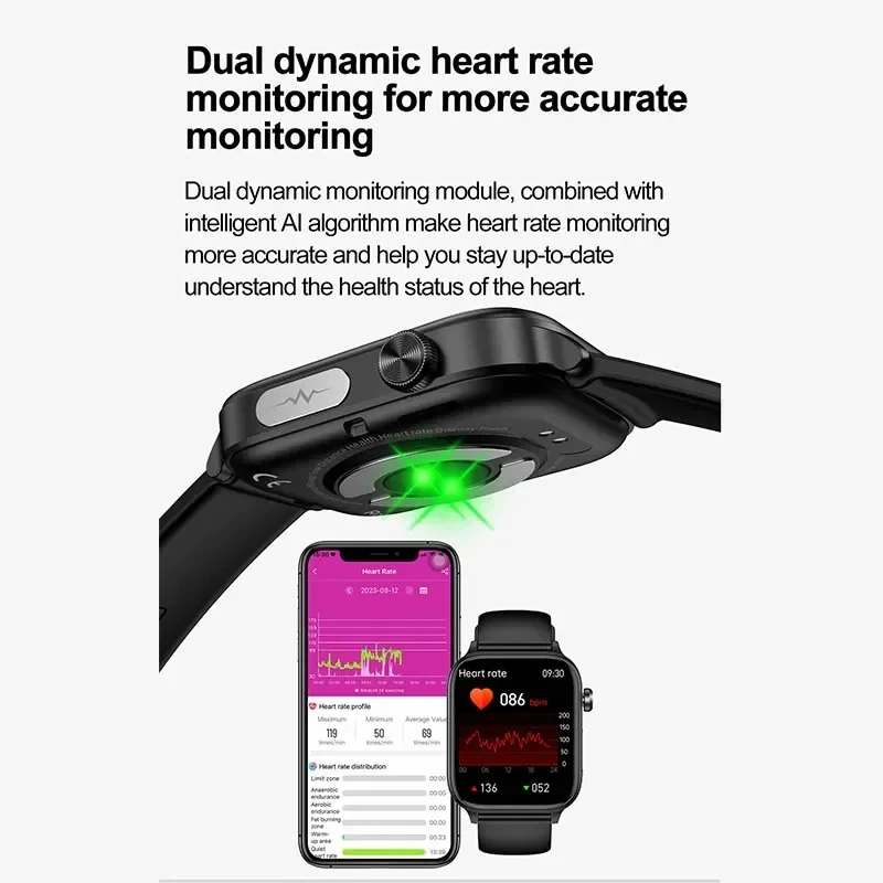2025 nuevo reloj inteligente c - Smartwatch Health Watches reseña y precio