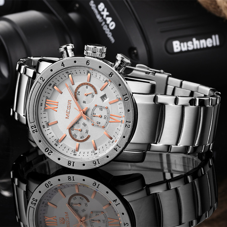 Relojes MEGIR informales de ac - Smartwatch Watches Digital reseña y precio