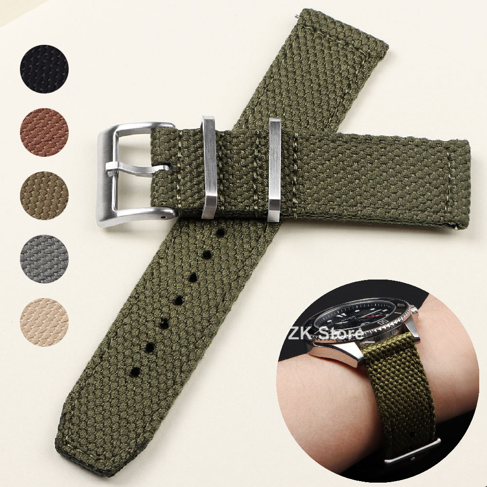 Correas de reloj de nailon de  - Smartwatch Army Watches For Men reseña y precio