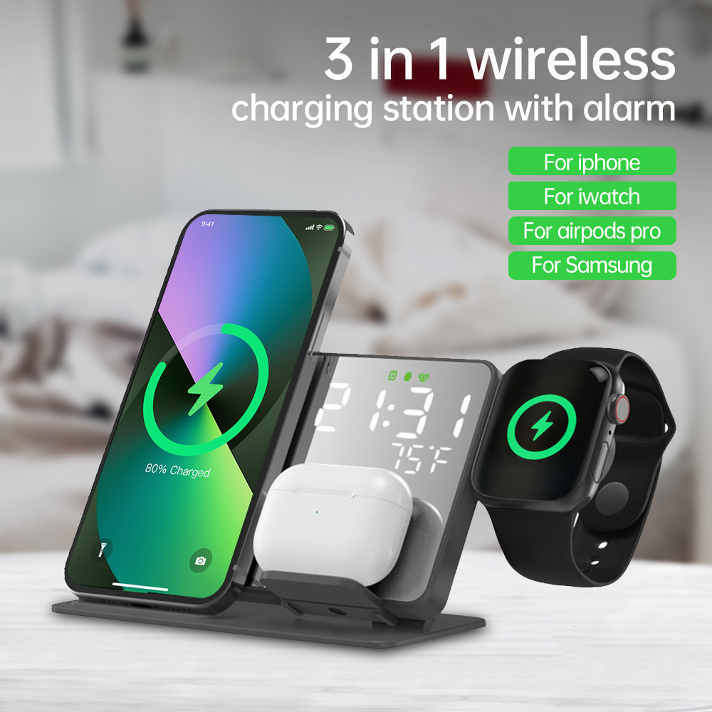 Cargador inalámbrico 3 en 1 pa - Smartwatch Watches Digital reseña y precio