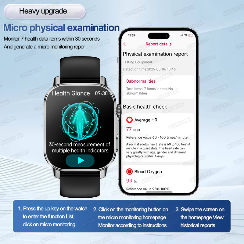 Nuevo Reloj Inteligente de Gra - Smartwatch Health Watches reseña y precio