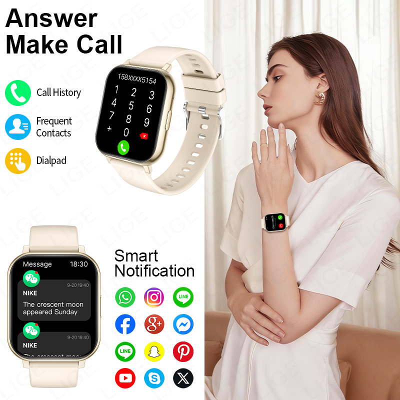 Nuevo reloj inteligente LIGE H - Smartwatch Health Watches reseña y precio