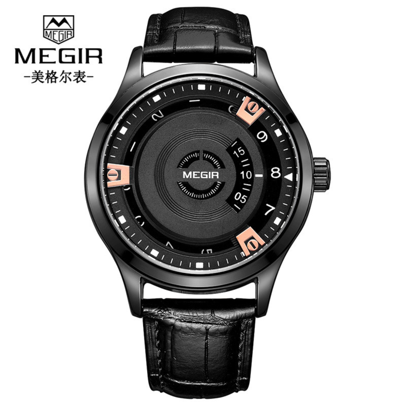 Relojes MEGIR para Hombre, Rel - Leather Watch Strap reseña y precio