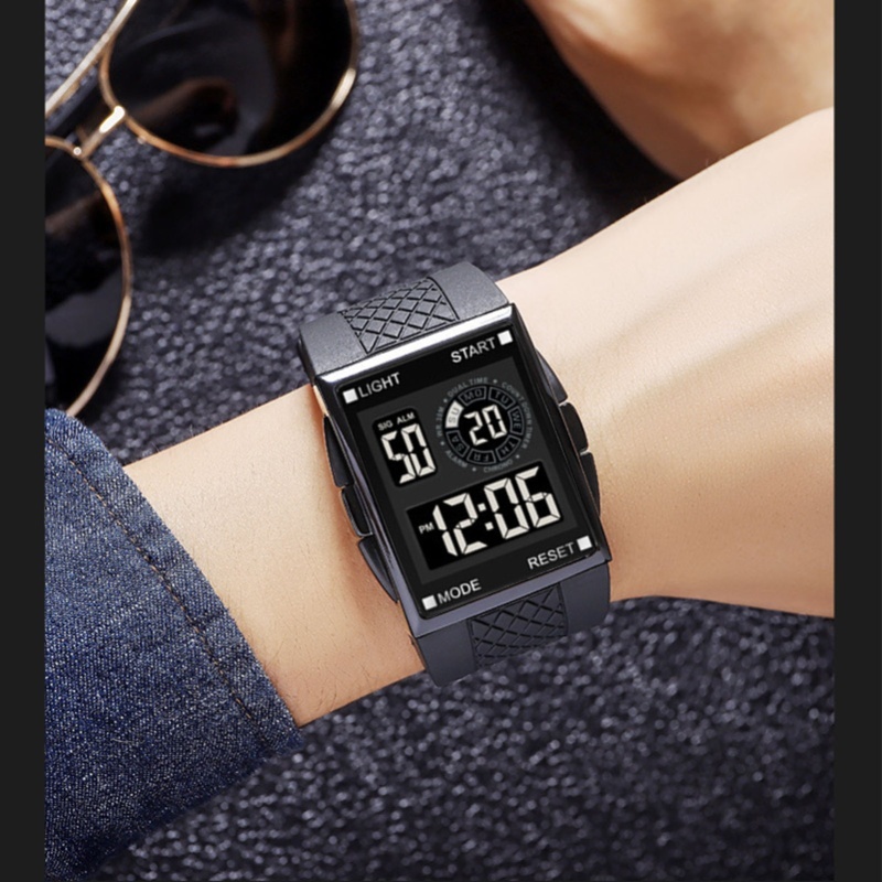 Reloj deportivo digital resist - Leather Watch Strap reseña y precio