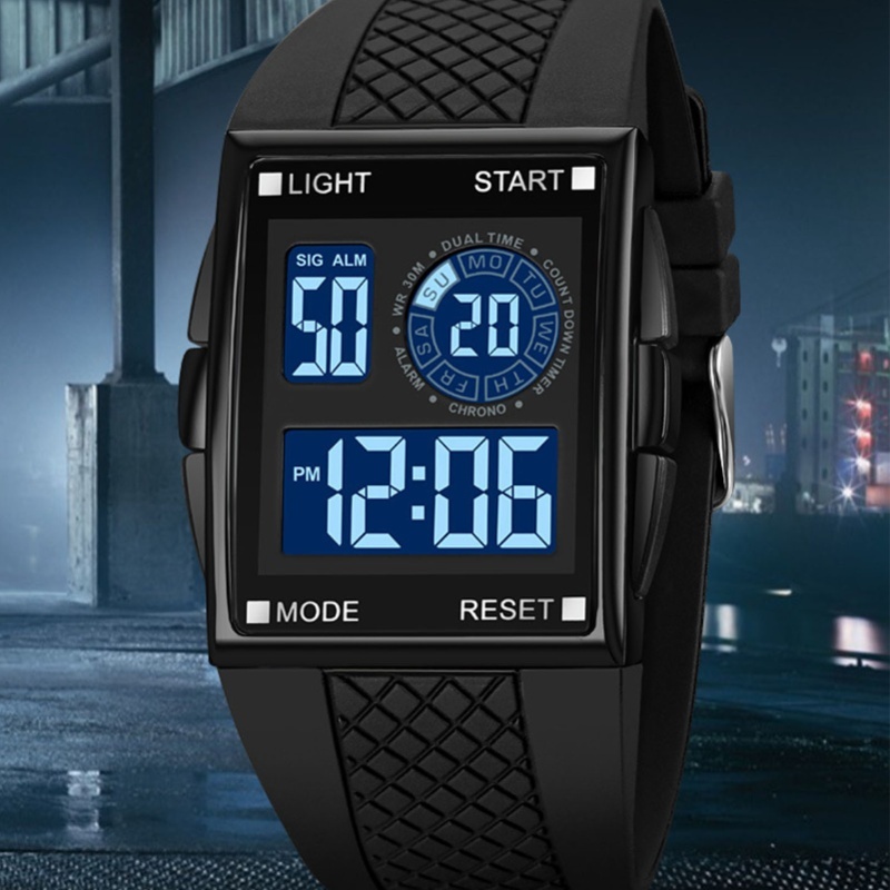 Reloj deportivo digital resist - Leather Watch Strap reseña y precio