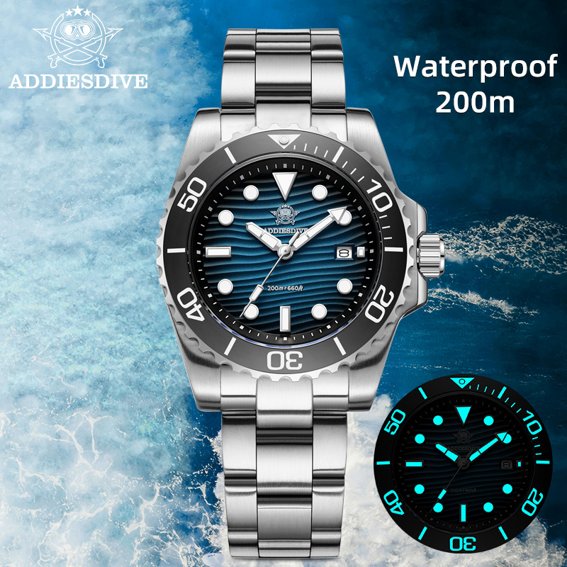 Reloj de cuarzo ADDIESDIVE 211 - Waterproof Diving Watch reseña y precio