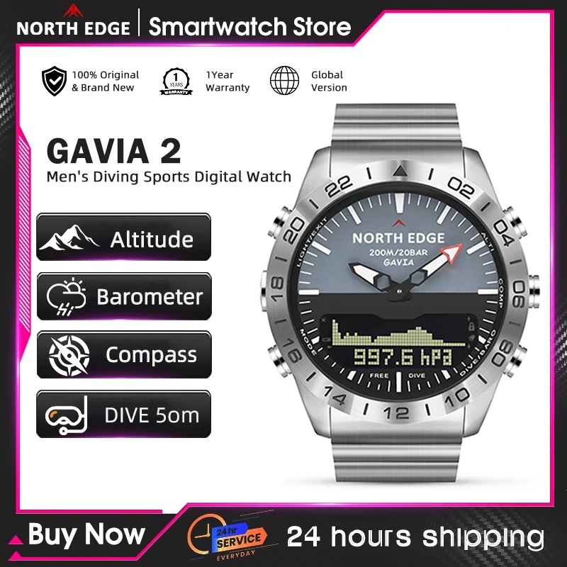 Reloj de Buceo para Hombre NOR - Smartwatch Army Watches For Men reseña y precio